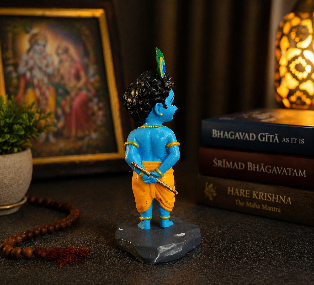 Cute Krishna Car Dashboard Idol