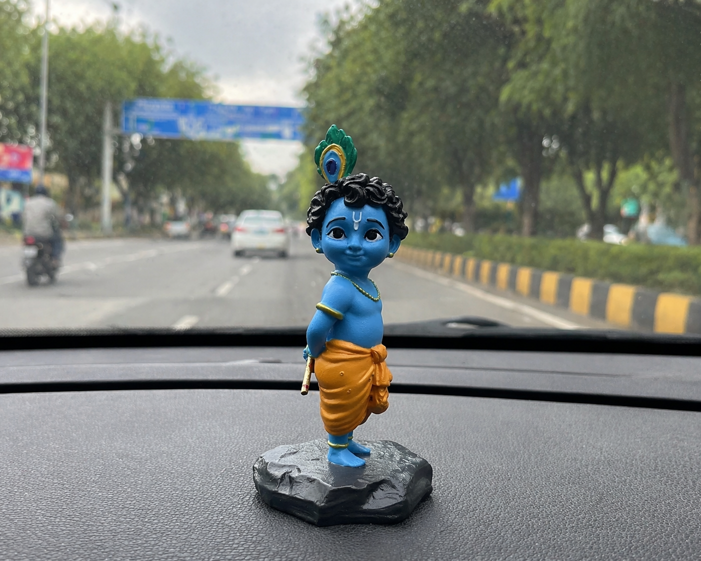 Cute Krishna Car Dashboard Idol